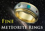 Fine meteorite rings